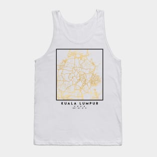 KUALA LUMPUR CITY STREET MAP ART Tank Top